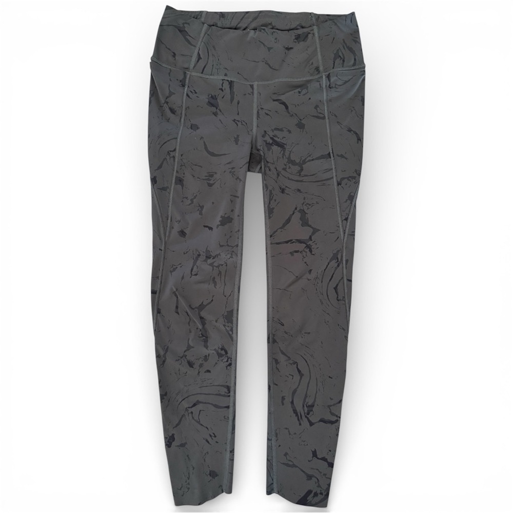 Athleta Velocity Stash Pocket 7/8 Tight Marble Gray XS Leggings - Picture 5 of 9